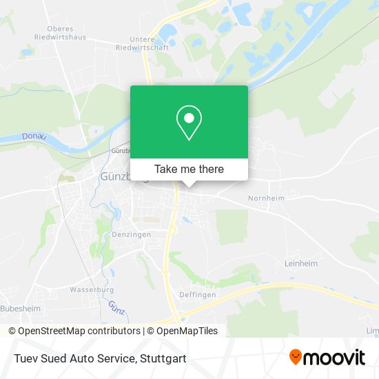 Карта Tuev Sued Auto Service