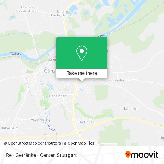 Re - Getränke - Center map