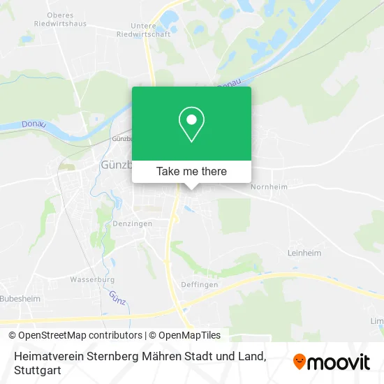 Карта Heimatverein Sternberg Mähren Stadt und Land