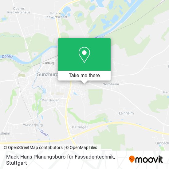 Mack Hans Planungsbüro für Fassadentechnik map