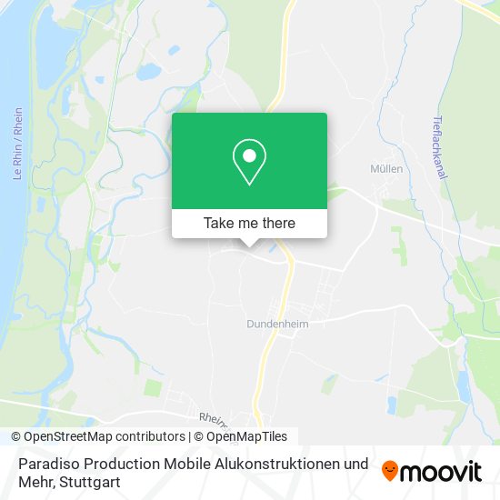 Paradiso Production Mobile Alukonstruktionen und Mehr map