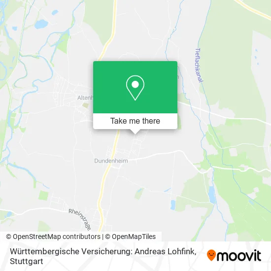 Карта Württembergische Versicherung: Andreas Lohfink