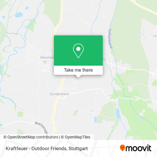 Kraftfeuer - Outdoor Friends map