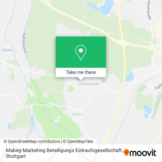Mabeg Marketing Beteiligungs Einkaufsgesellschaft map