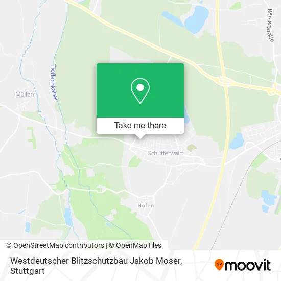 Карта Westdeutscher Blitzschutzbau Jakob Moser