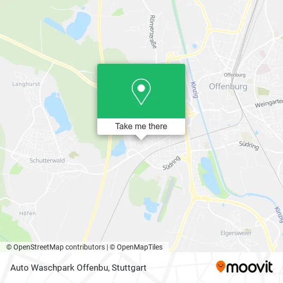 Карта Auto Waschpark Offenbu