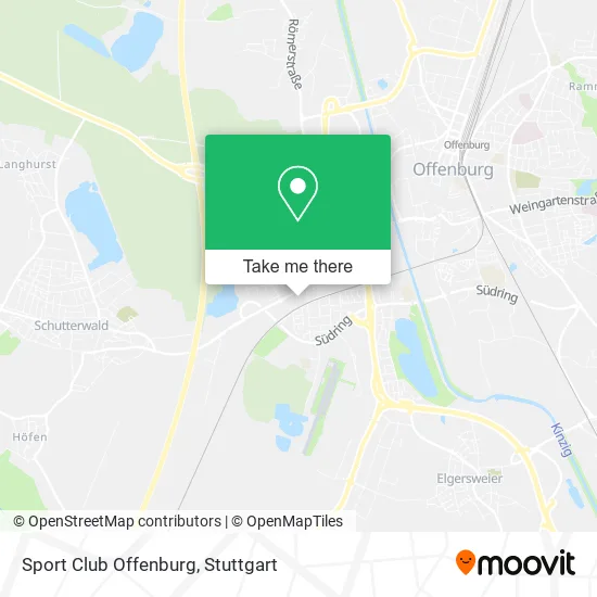 Карта Sport Club Offenburg