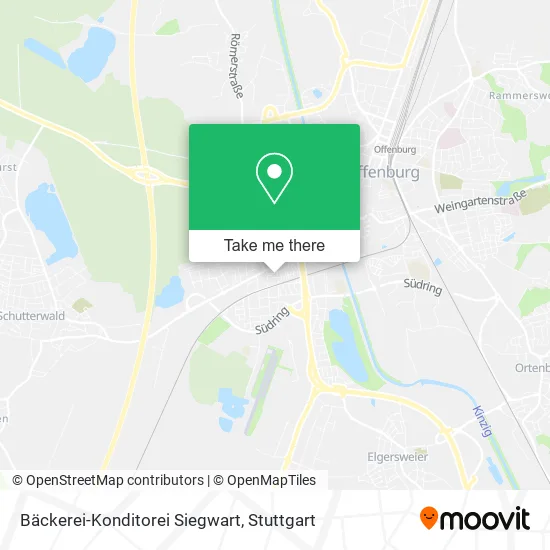 Карта Bäckerei-Konditorei Siegwart