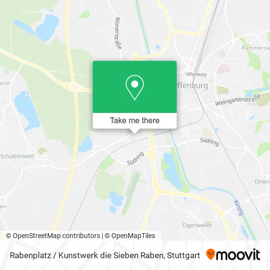 Карта Rabenplatz / Kunstwerk die Sieben Raben