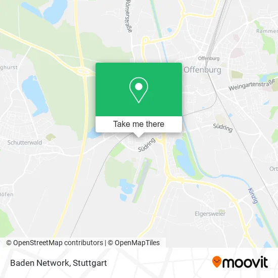 Карта Baden Network