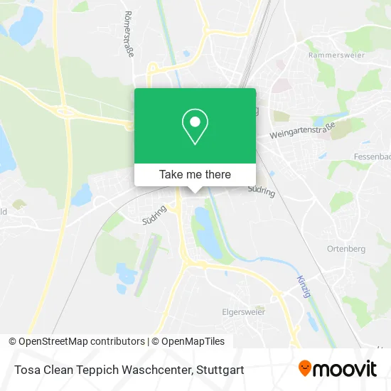 Карта Tosa Clean Teppich Waschcenter