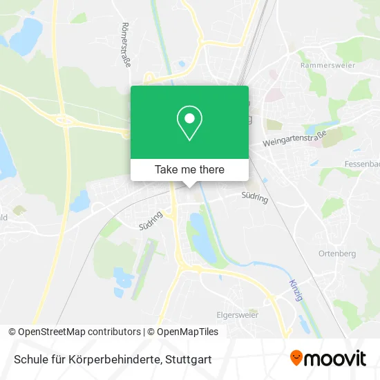 Карта Schule für Körperbehinderte