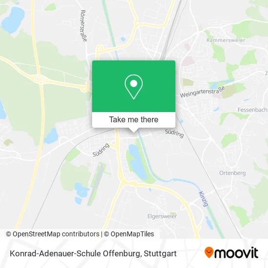 Карта Konrad-Adenauer-Schule Offenburg