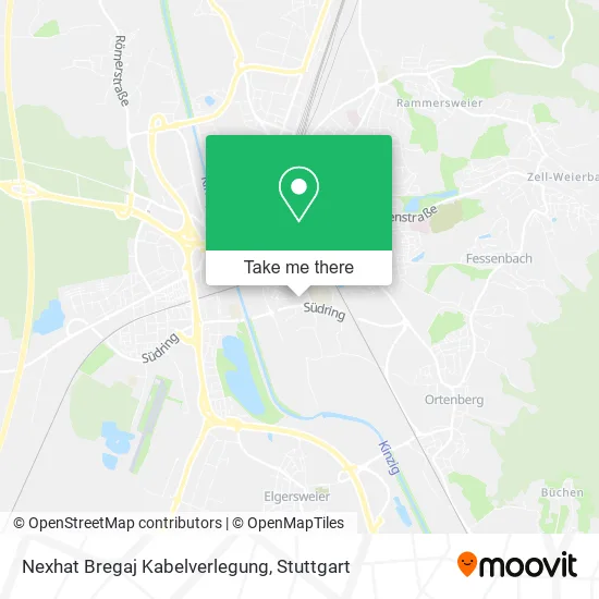 Карта Nexhat Bregaj Kabelverlegung