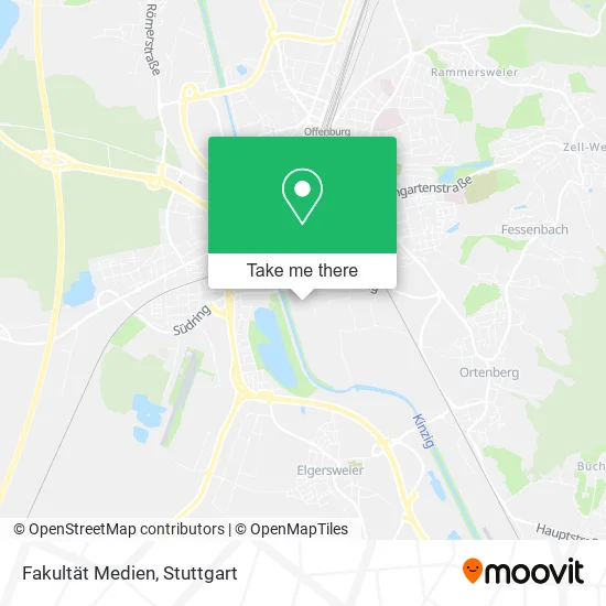 Карта Fakultät Medien