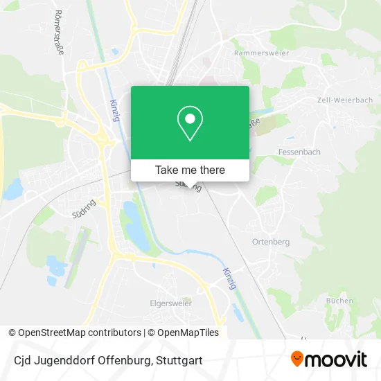 Карта Cjd Jugenddorf Offenburg