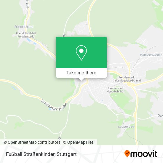 Карта Fußball Straßenkinder
