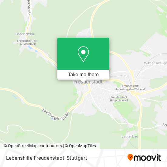 Lebenshilfe Freudenstadt map