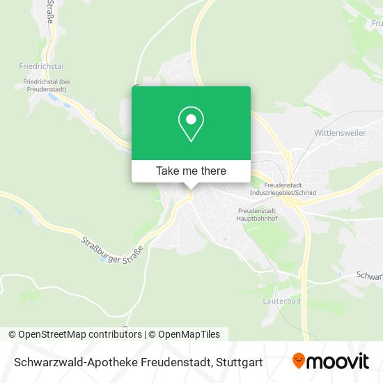 Schwarzwald-Apotheke Freudenstadt map