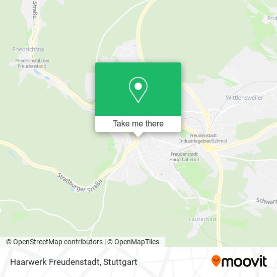 Haarwerk Freudenstadt map
