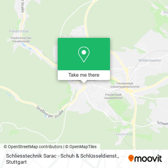 Schliesstechnik Sarac - Schuh & Schlüsseldienst. map