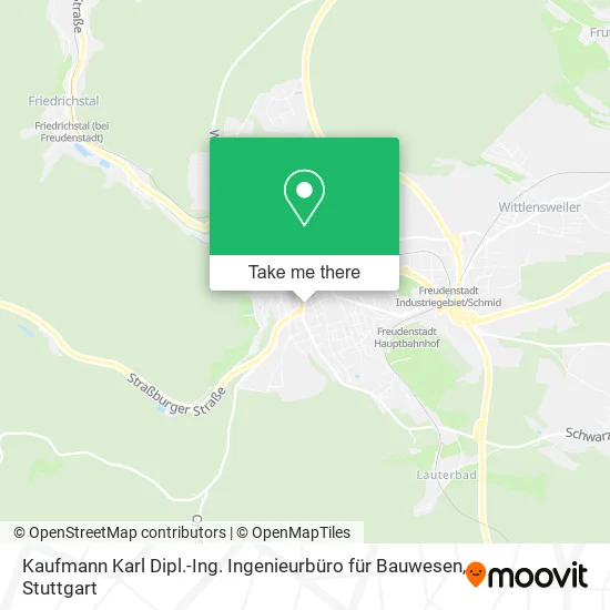 Карта Kaufmann Karl Dipl.-Ing. Ingenieurbüro für Bauwesen