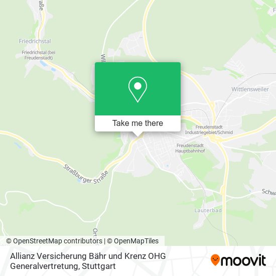 Allianz Versicherung Bähr und Krenz OHG Generalvertretung map