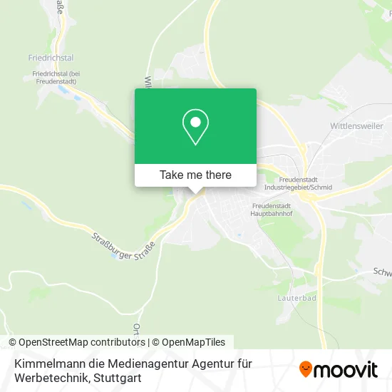Kimmelmann die Medienagentur Agentur für Werbetechnik map