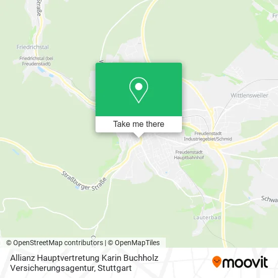 Карта Allianz Hauptvertretung Karin Buchholz Versicherungsagentur