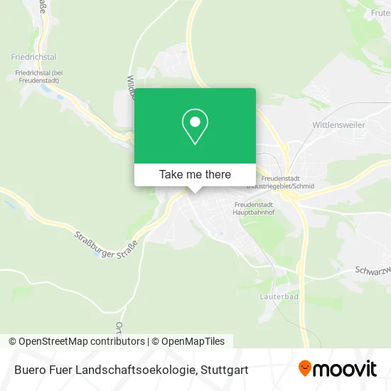 Карта Buero Fuer Landschaftsoekologie