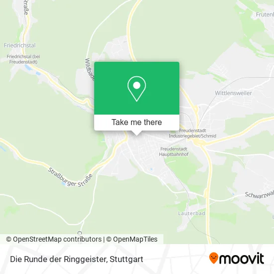 Карта Die Runde der Ringgeister