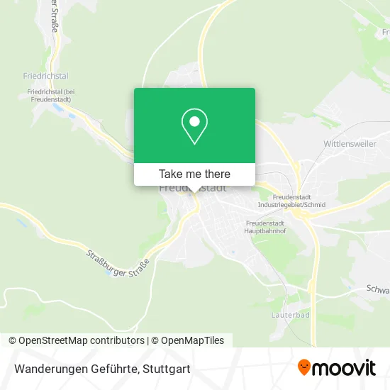 Карта Wanderungen Geführte