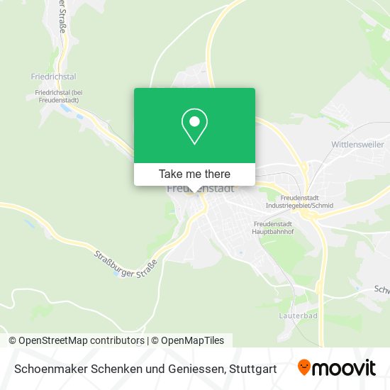 Карта Schoenmaker Schenken und Geniessen