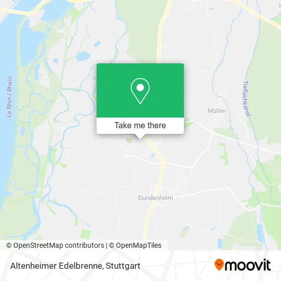 Карта Altenheimer Edelbrenne