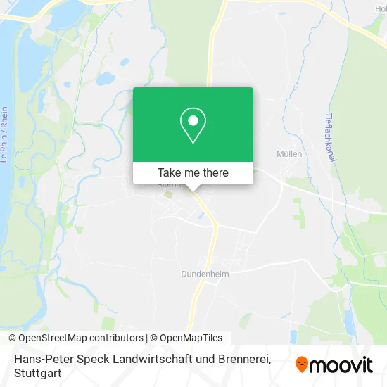 Карта Hans-Peter Speck Landwirtschaft und Brennerei