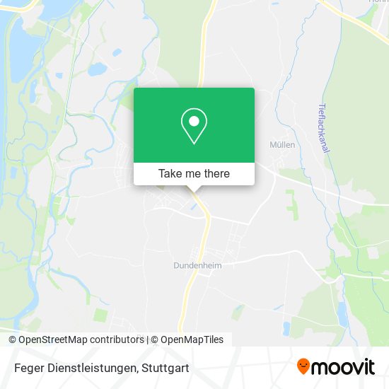 Feger Dienstleistungen map