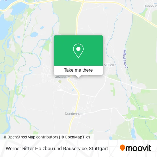 Карта Werner Ritter Holzbau und Bauservice
