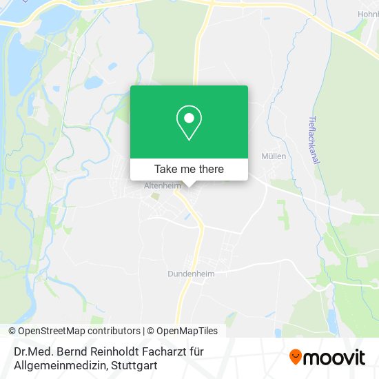 Dr.Med. Bernd Reinholdt Facharzt für Allgemeinmedizin map
