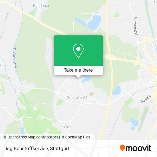 Isg Baustoffservice map