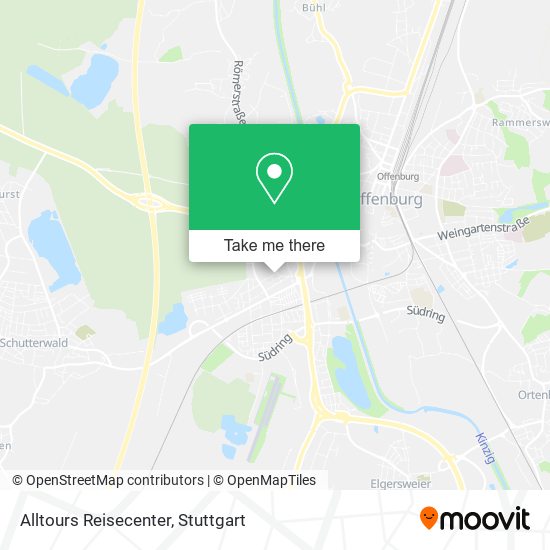 Alltours Reisecenter map