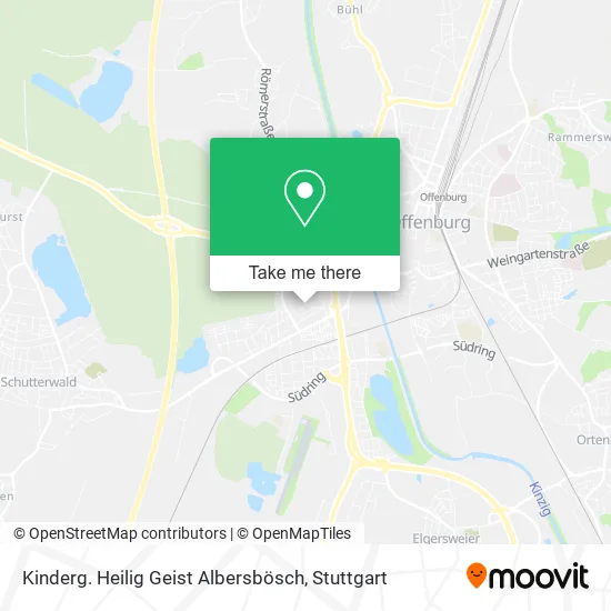 Карта Kinderg. Heilig Geist Albersbösch