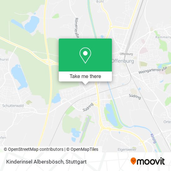 Карта Kinderinsel Albersbösch