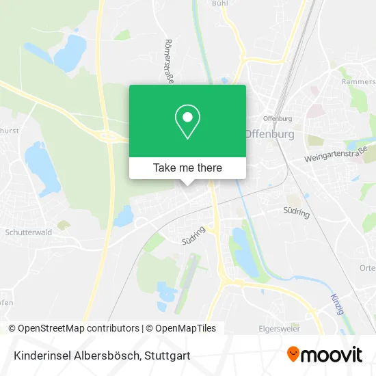 Карта Kinderinsel Albersbösch