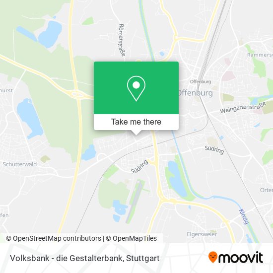 Volksbank - die Gestalterbank map