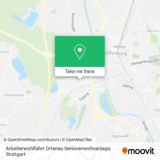 Карта Arbeiterwohlfahrt Ortenau Seniorenwohnanlage