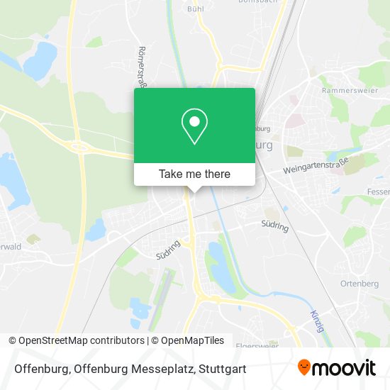 Offenburg, Offenburg Messeplatz map