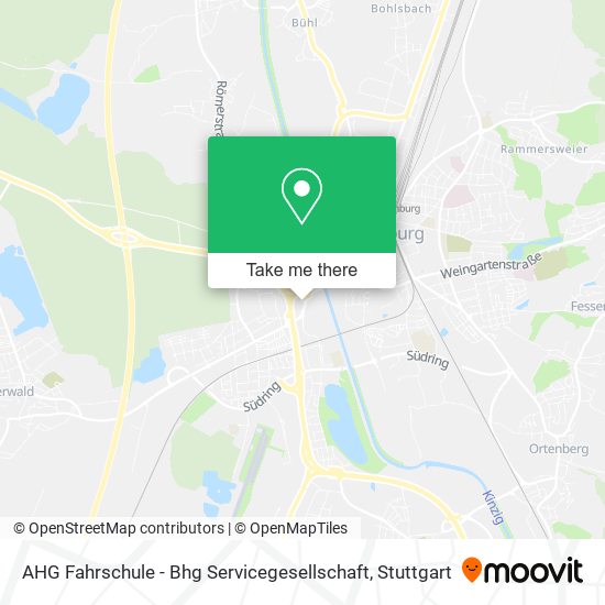 Карта AHG Fahrschule - Bhg Servicegesellschaft