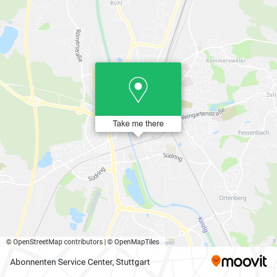 Карта Abonnenten Service Center