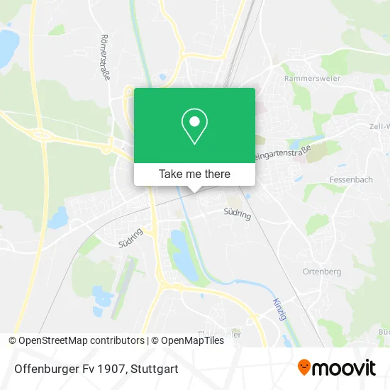 Карта Offenburger Fv 1907