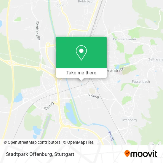 Карта Stadtpark Offenburg